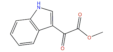3-Indolylglyoxylic acid methyl ester